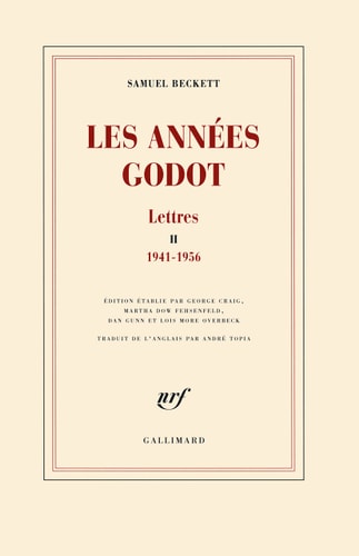 LETRES TOME 2. LES ANNEES GODOT 1941-1956, de Samuel Beckett | portada del libro