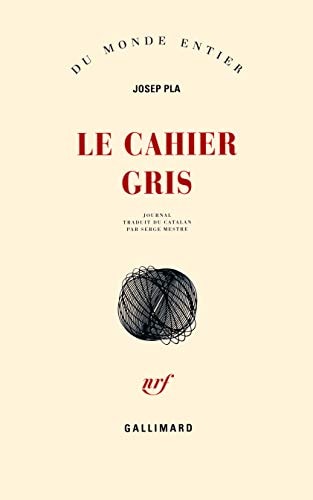 LE CAHIER GRIS, de Josep Pla | portada del libro