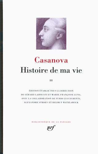 HISTOIRE DE MA VIE T3, de Cassanova | portada del libro