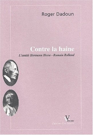 ONTRE LA HAINE, de dadoun r. | portada del libro