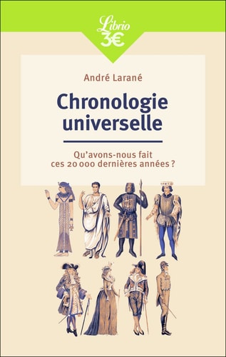 HRONOLOGIE UNIVERSELLE, de André Larané | portada del libro