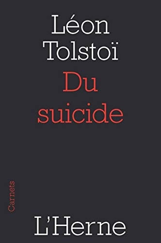 U SUICIDE, de Lev Nikolaevič Tolstoj (romancier et auteur dramatique).) | portada del libro
