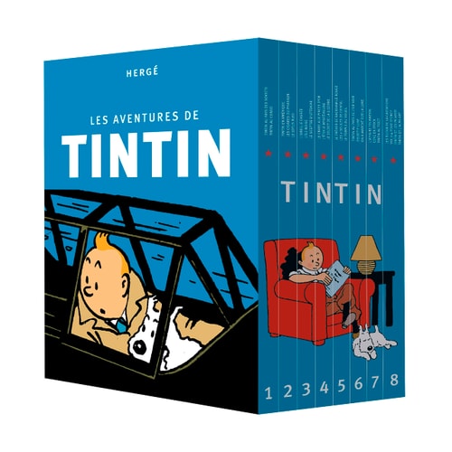 TINTIN -COFFRET INTEGRAL TINTIN, de Hergé | portada del libro