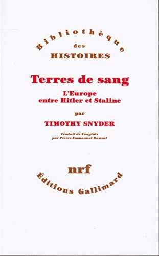 TERRES DE SANG, de Timothy Snyder | portada del libro