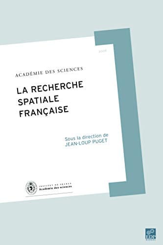 RECHERCHE SPATIALE FRANCAISE, de PUGET JEAN-LOU | portada del libro