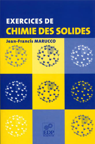 EXERCICES DE CHIMIE DES SOLIDES, de MARUCCO JEAN-FR | portada del libro