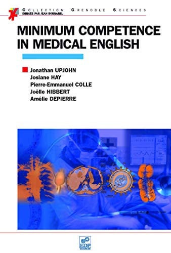 MINIMUM COMPETENCE IN MEDICAL ENGLISH, de UPJOHN JONATHAN | portada del libro