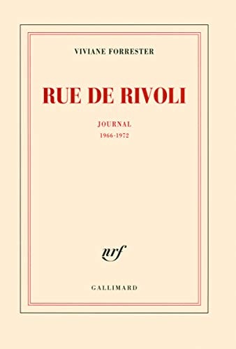 RUE DE RIVOLI, de Viviane Forrester | portada del libro