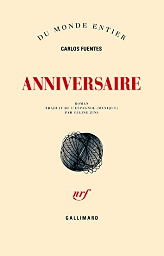 ANNIVERSAIRE, de Carlos Fuentes | portada del libro
