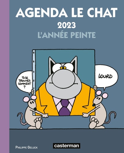 AGENDA LE CHAT 2023, de Geluck | portada del libro