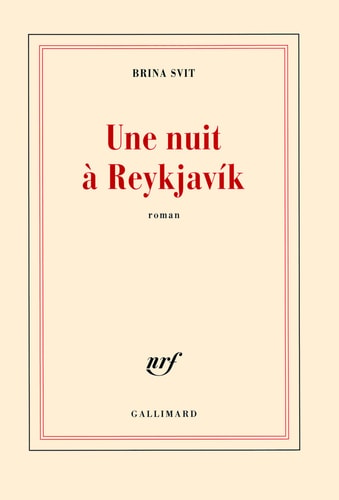 UNE NUIT A REYKJAVIK, de Brina Svit | portada del libro