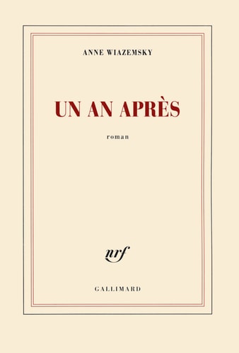 UN AN APRES, de Anne Wiazemsky | portada del libro