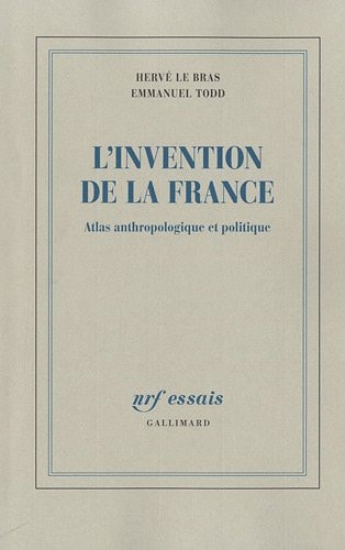 L'INVENTION DE LA FRANCE, de Hervé Le Bras | portada del libro