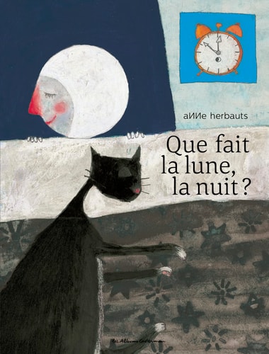 QUE FAIT LA LUNE, LA NUIT ? NE2023, de Anne Herbauts | portada del libro