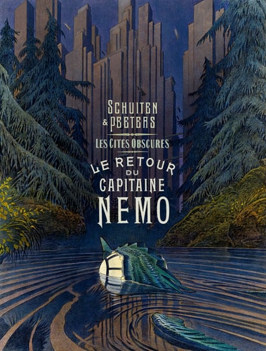 LE RETOUR DU CAPITAINE NEMO, de Benoît Peeters | portada del libro