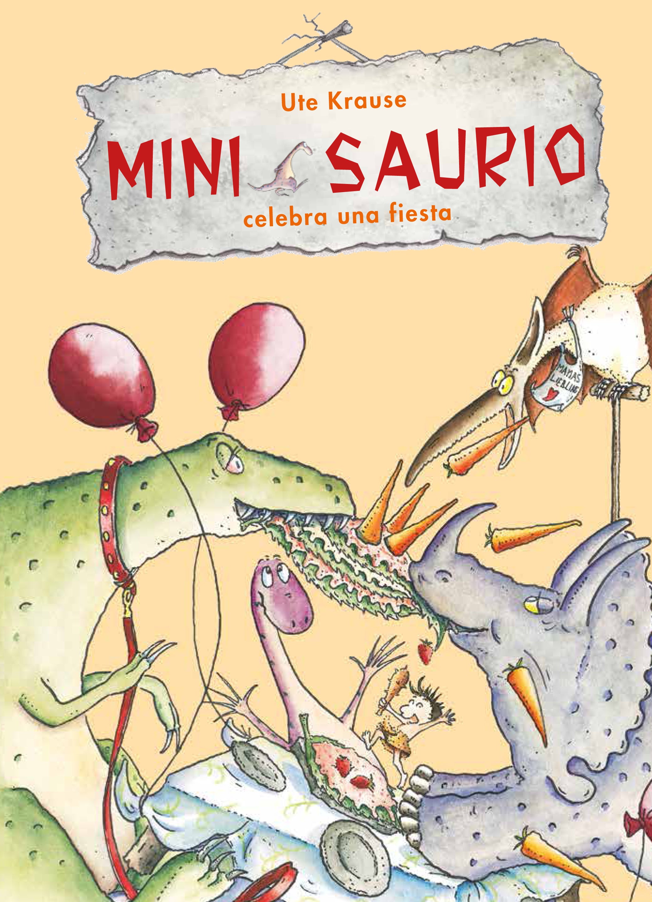 MINI SAURIO CELEBRA UNA FIESTA, de KRAUSE | portada del libro