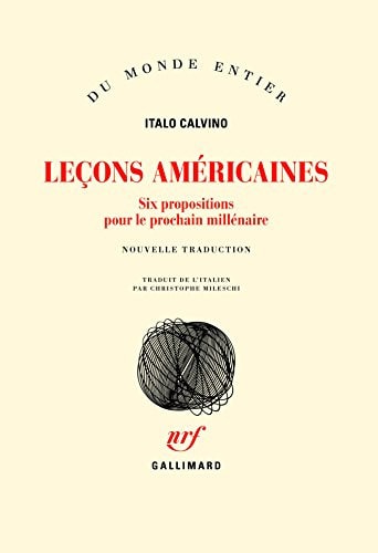 LECONS AMERICAINES, de Italo Calvino | portada del libro