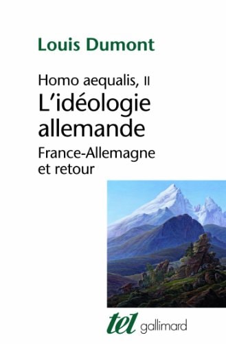 L'IDEOLOGIE ALLEMANDE, de Louis Dumont | portada del libro