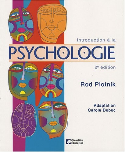 INTRODUCTION A LA PSYCHOLOGIE, de Rod Plotnik | portada del libro
