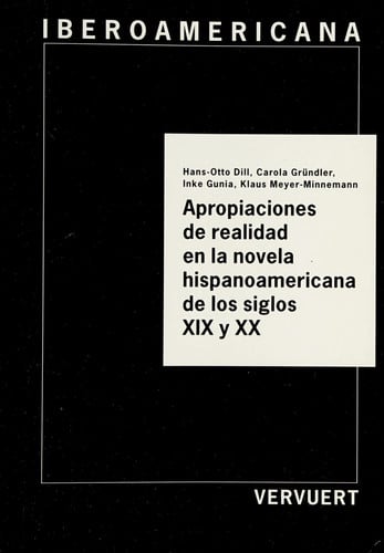 APROPIACIONES DE REALIDAD EN LA NOVELA HISPANOAMER | portada del libro