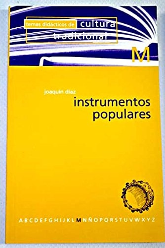 INSTRUMENTOS POPULARES, de Joaquín Díaz | portada del libro