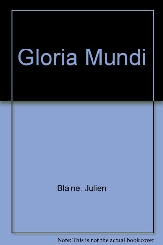 GLORIA MUNDI, de Julien Blaine | portada del libro