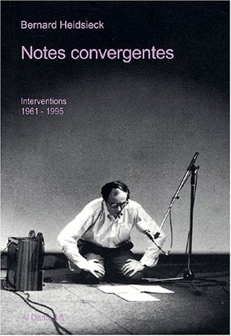 NOTES CONVERGENTES, de Bernard Heidsieck | portada del libro