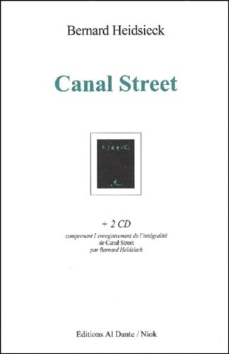 CANAL STREET, de Bernard Heidsieck | portada del libro