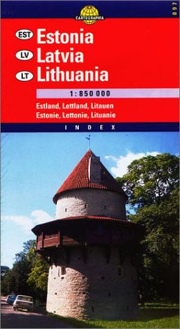 MAPA CARTOGRAFIA ESTONIA/LETONIA/LITUANIA, de SIN AUTOR | portada del libro