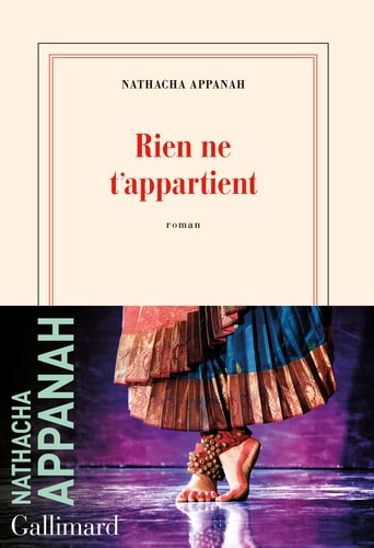 RIEN NE T'APPARTIENT, de Nathacha Appanah | portada del libro