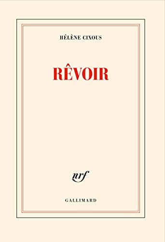 REVOIR, de Hélène Cixous | portada del libro