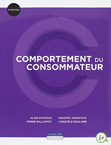COMPORTEMENT DU CONSOMMATEUR, de Alain d' Astous | portada del libro