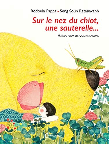 SUR LE NEZ DU CHIOT, UNE SAUTERELLE, de Rodoula Pappa | portada del libro