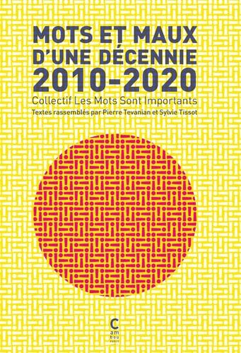 MOTS ET MAUX DUNE DECENNIE 2010 2020, de Pierre Tevanian | portada del libro