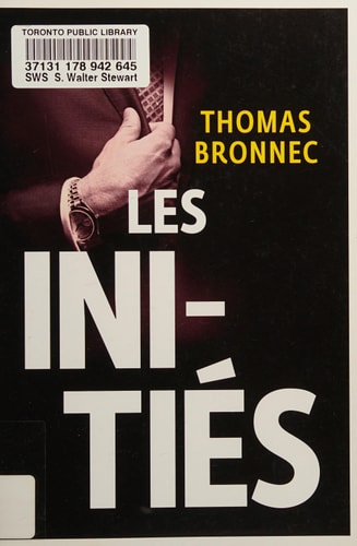 LES INITIES, de Thomas Bronnec | portada del libro