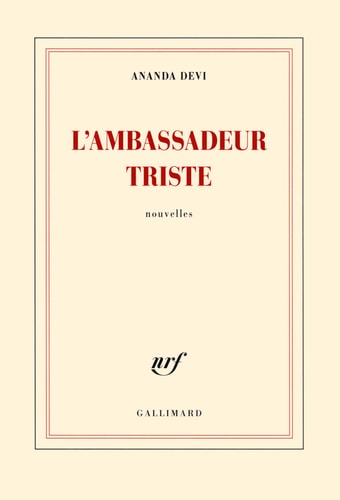 L'AMBASSADEUR TRISTE, de Ananda Devi | portada del libro