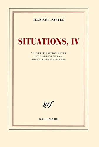 SITUATIONS T4, de Jean-Paul Sartre | portada del libro