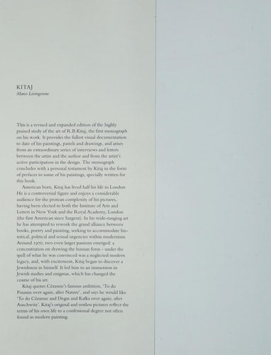 KITAJ, de LIVINGSTONE M | portada del libro