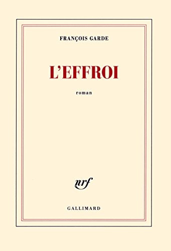 L'EFFROI, de François Garde | portada del libro
