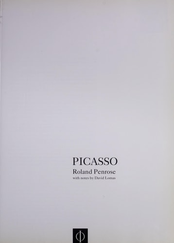 PICASSO CL, de Roland Penrose | portada del libro