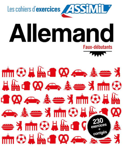 CAHIER EXERCICES ALLEMAND FAUX DEBUTANT, de SCHODEL AMIRKHO | portada del libro