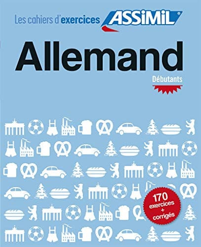 CAHIER EXERCICES ALLEMAND DEBUTANT, de SCHODEL AMIRKHO | portada del libro