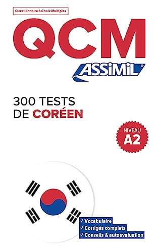 300 TESTS DE COREEN A2, de KIM-JUQUEL INSE | portada del libro