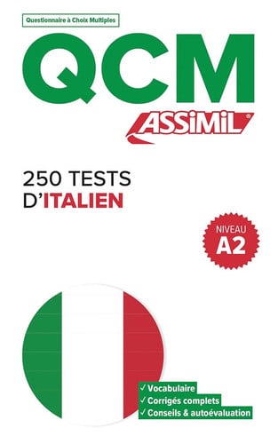 300 TESTS D'ITALIEN A2, de BENEDETTI FEDER | portada del libro