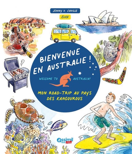 BIENVENUE EN AUSTRALIE MON ROAD TRIP AU | portada del libro