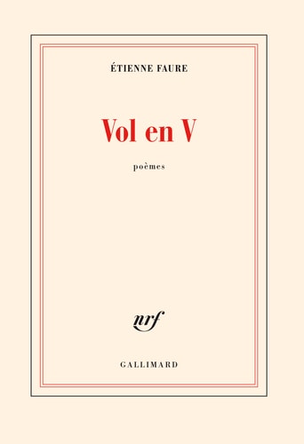 VOL EN V, de Étienne Faure | portada del libro