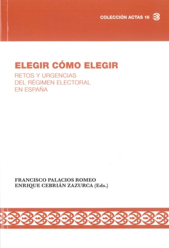 ELEGIR COMO ELEGIR, de PALACIOS ROMEO | portada del libro