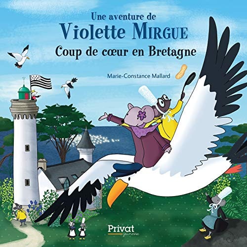 AVENTURE DE VIOLETTE MIRGUE T7 COUP DE COEUR EN BRETAGNE, de Marie-Constance Mallard | portada del libro