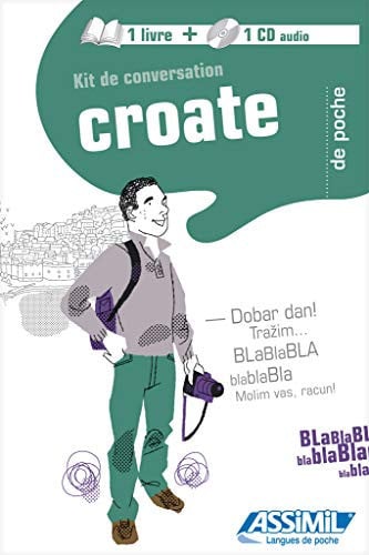 KIT DE CONVERSATION CROATE + 1 CD BASE FRANCESA | portada del libro
