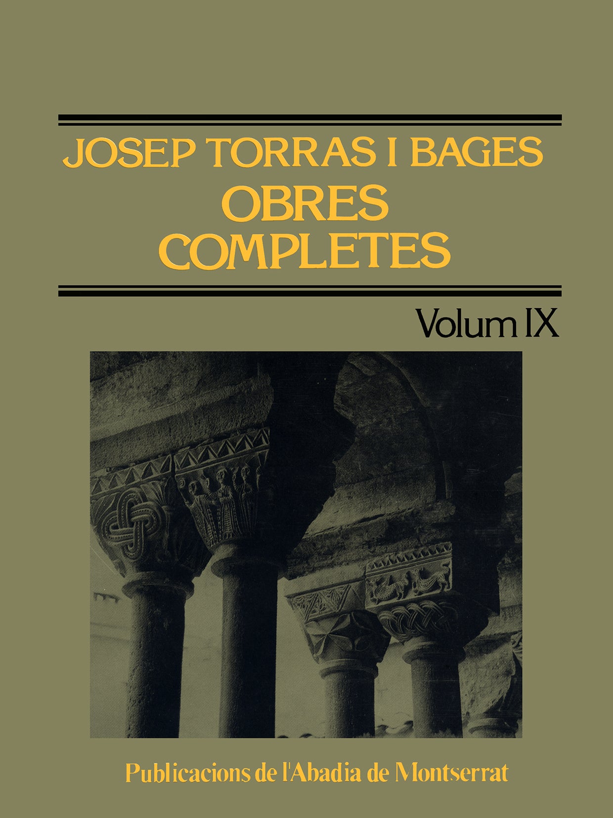Obres completes de Josep Torras i Bages, Volum IX, de Torras i Bages | portada del libro